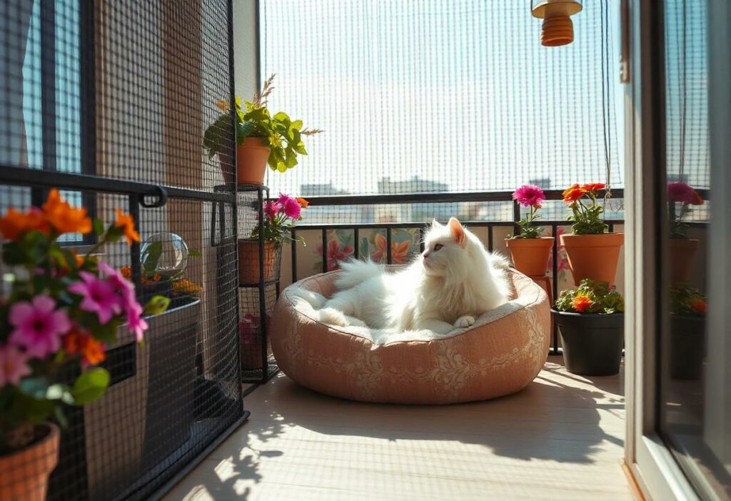 Sécuriser son jardin ou balcon pour son chat