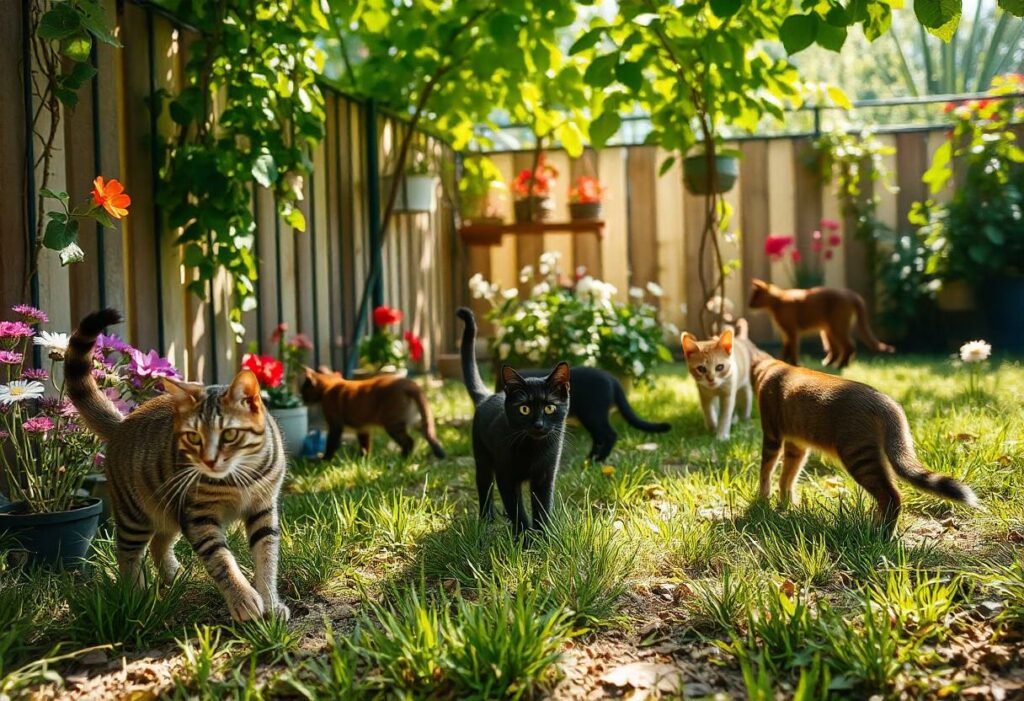 jardin sécurisé pour chat